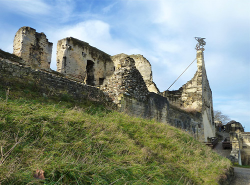 Burgruine in Valkenburg