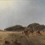Gemälde In der Wüste Araba