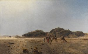 Gemälde In der Wüste Araba