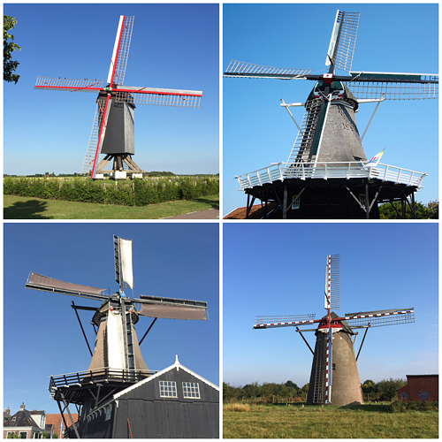 Vier Windmühlen