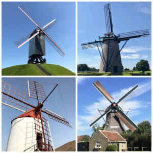 Vier Windmühlen
