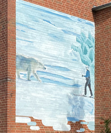 Streetart in Bremerhaven mit Eisbären