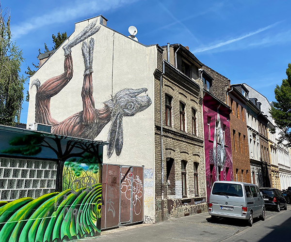 Streetart von ROA in Köln